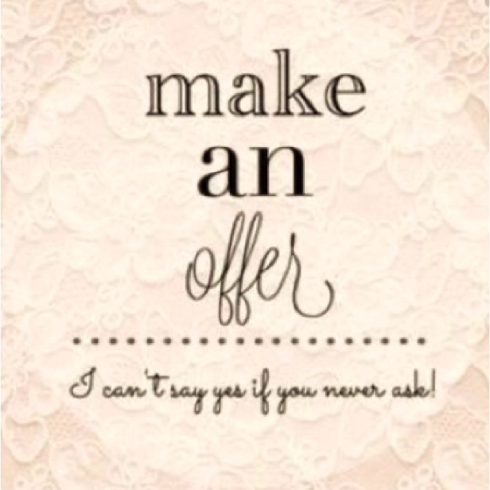REASONABLE OFFERS ACCEPTED! Let’s get posting